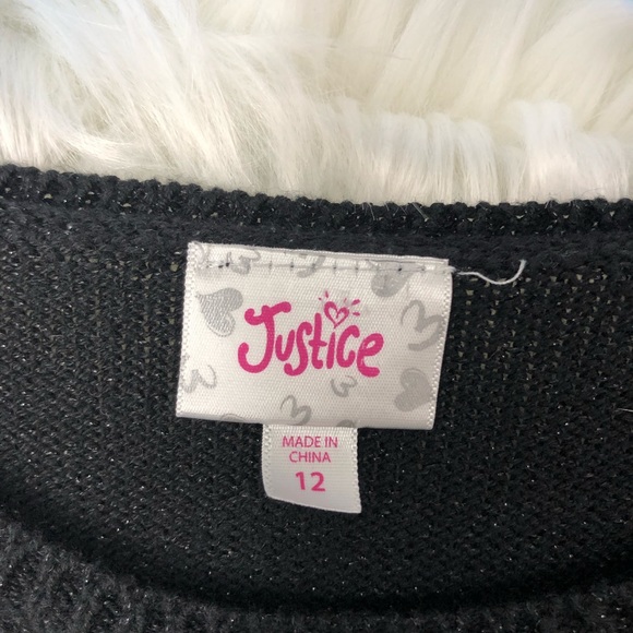 Justice Girls Snowman Snow Day Sweater with Beads Long for Leggings SZ 12 Winter - Picture 6 of 8